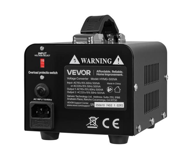 Įtampos keitiklis transformatorius 500VA9