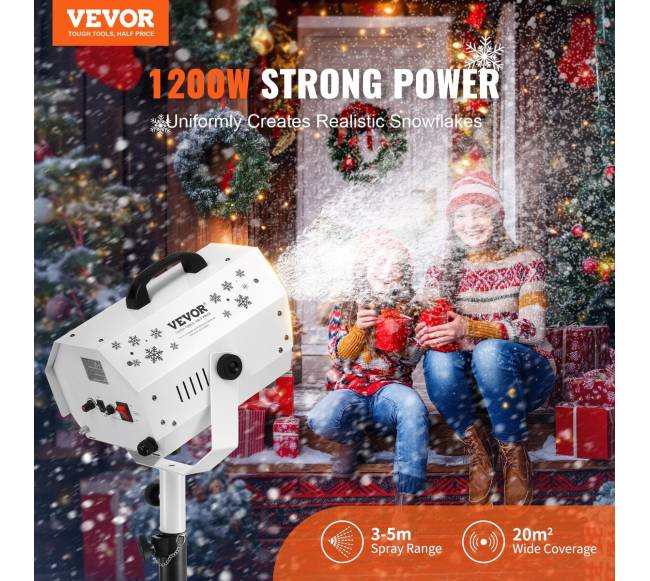 1200W sniego mašina su reguliuojamu stovu1