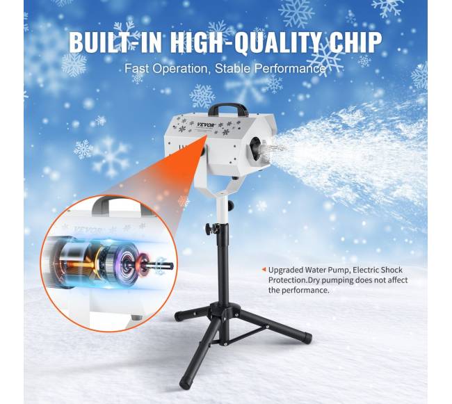 1200W sniego mašina su reguliuojamu stovu3