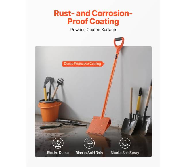 Stogų nuplėšimo kastuvas su D-rankena, 2 vnt.5