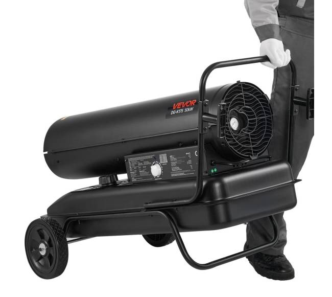 50 kW dyzelinis oro šildytuvas su ratukais10