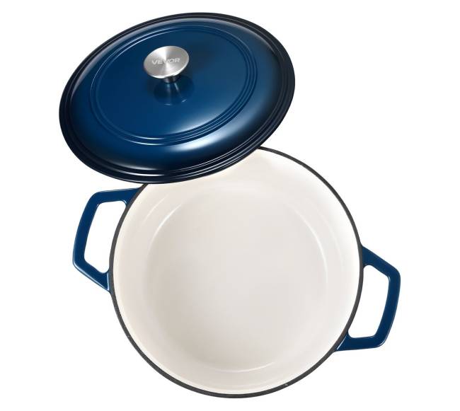 Emaliuotas ketaus puodas 5.7L su dangčiu0