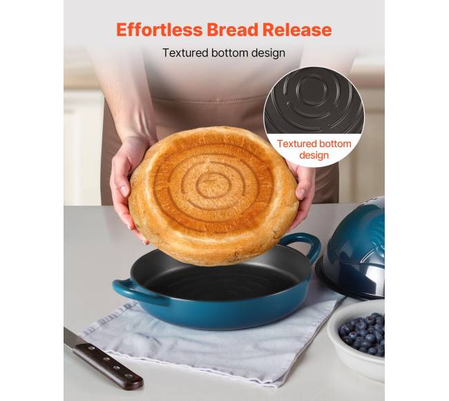 Emaliuotas ketaus troškinimo puodas 4.7L5