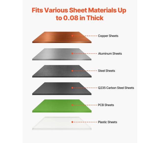 305 mm guoliotinė rankinė metalo kirpimo žirklė5