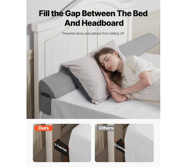 Lovos pleištinė pagalvė 193 cm tarpui užpildyti1