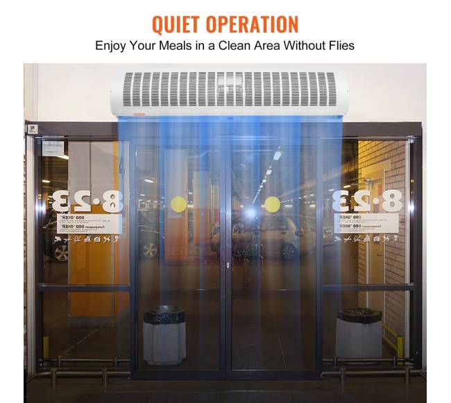 1,1 m komercinė oro užuolaida2