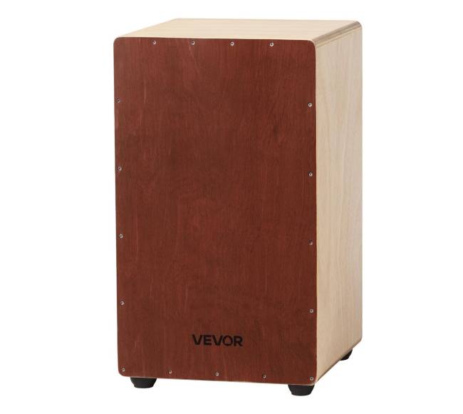 Didelis klevo medienos cajon būgnas su stygomis0