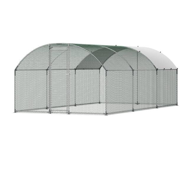 Metalinė vištidė su dangčiu ir užraktu0