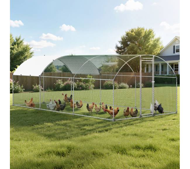 Metalinė vištidė su dangčiu ir užraktu7