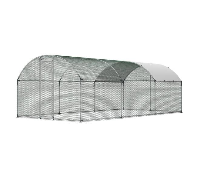 Metalinė vištidė su dangčiu ir užraktu9