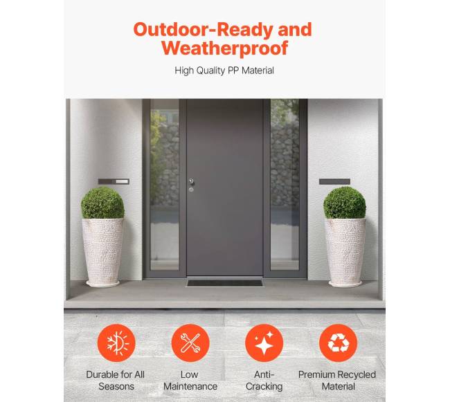 Aukšti gėlių vazonai, 2 vnt., 21 colių2