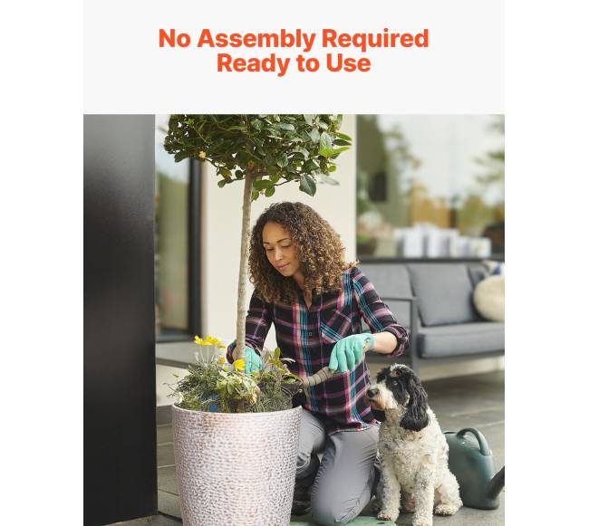 Aukšti gėlių vazonai, 2 vnt., 21 colių5