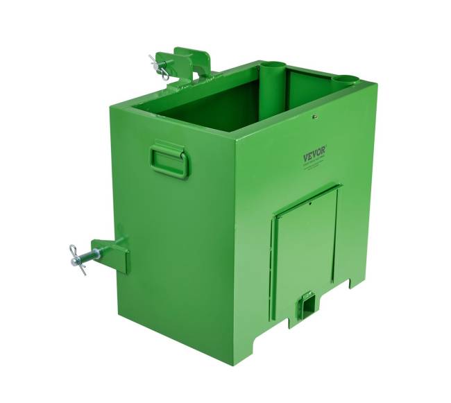 Traktoriaus 3 taškų balasto dėžė, 363 kg talpa0