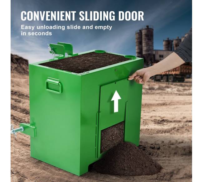 Traktoriaus 3 taškų balasto dėžė, 363 kg talpa4