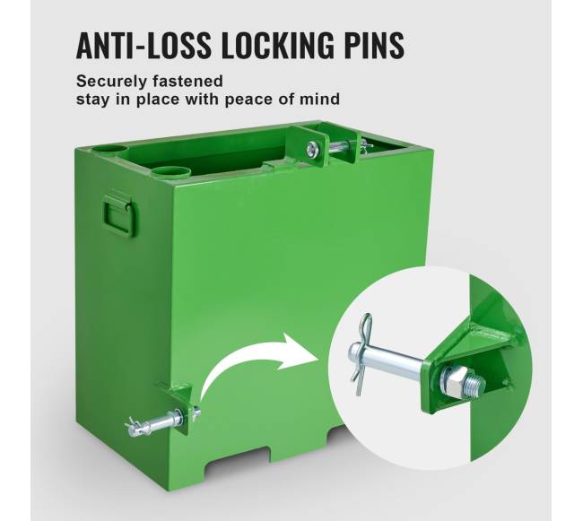 Traktoriaus 3 taškų balasto dėžė, 363 kg talpa5