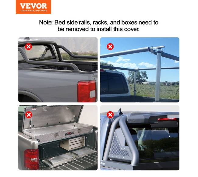 Roletinė dangtis Chevy Silverado GMC Sierra 15006