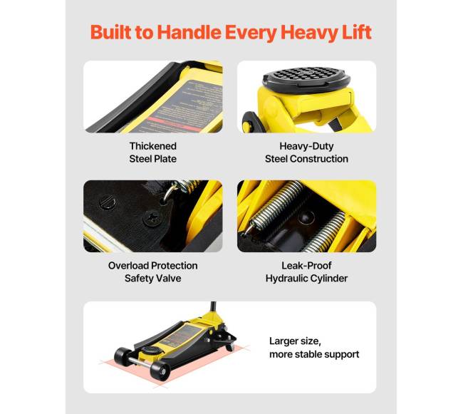 Žemo profilio domkratas 4 tonų plieninis5