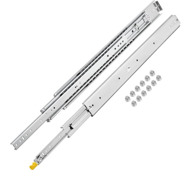 Ilgos stalčių bėgeliai su užraktu0