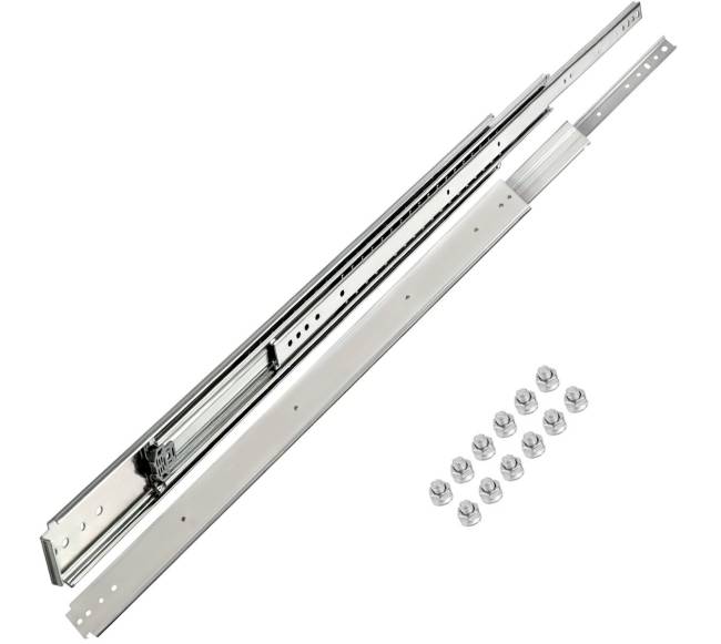 Tylių bėgių stalčių bėgeliai 50 cm0