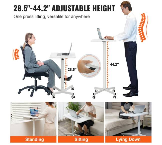 Mobilus darbo stalas su reguliuojamu aukščiu2