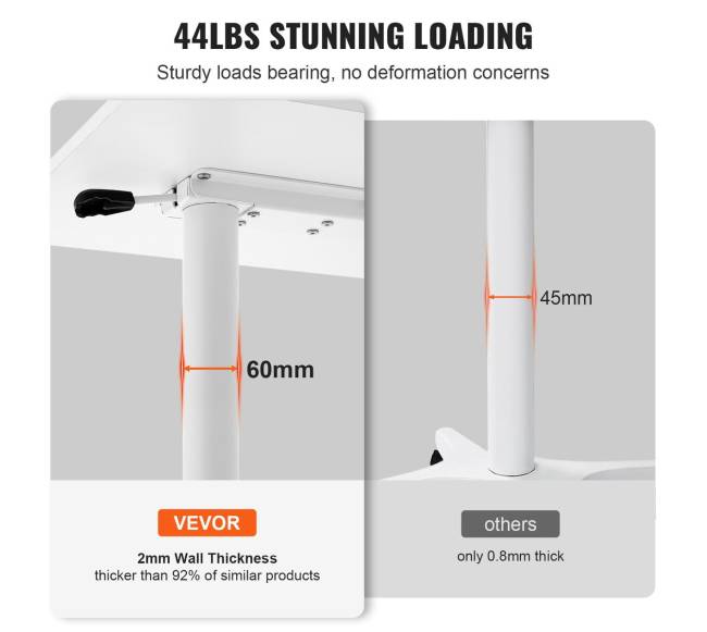 Mobilus darbo stalas su reguliuojamu aukščiu4