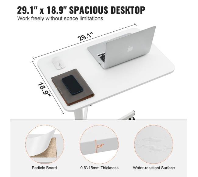 Mobilus darbo stalas su reguliuojamu aukščiu5