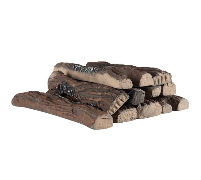 10 dalių keramikinės laužo malkos9