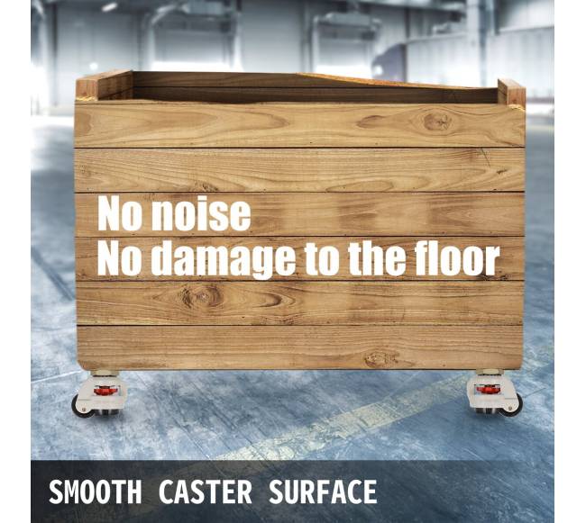 4 vnt. reguliuojamų riedėjimo ratukų GD-80S4