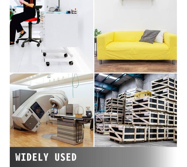 4 vnt. reguliuojamų riedėjimo ratukų GD-80S6