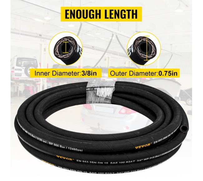 Hidraulinė žarna 9.5 mm x 15 m, 330 bar2