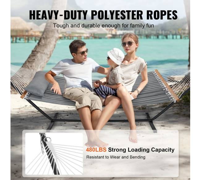 Dvivietis hamakas su stovu ir pagalvėle2