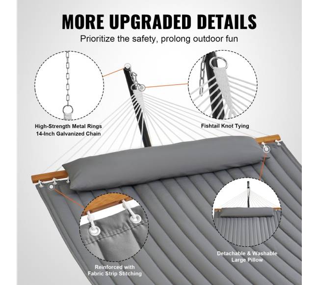 Dvivietis hamakas su stovu ir pagalvėle5