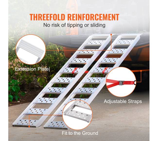 Aliuminės rampos motociklams ir traktoriams5