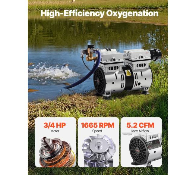 Tvenkinio aeratoriaus komplektas iki 3 hektarų1