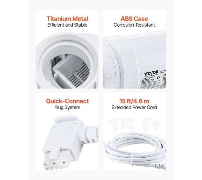 Sūraus vandens chlorinatorius W3T-Cell-3 baseinui5