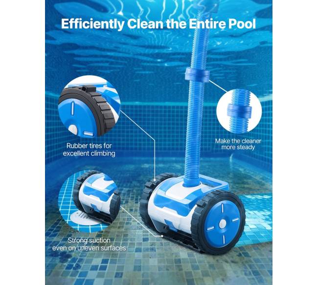 Baseino dulkių siurblys su 2 ratais1