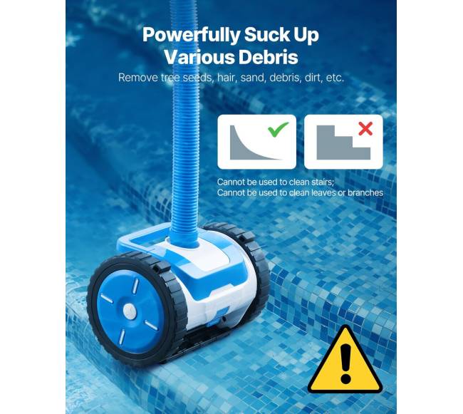 Baseino dulkių siurblys su 2 ratais5