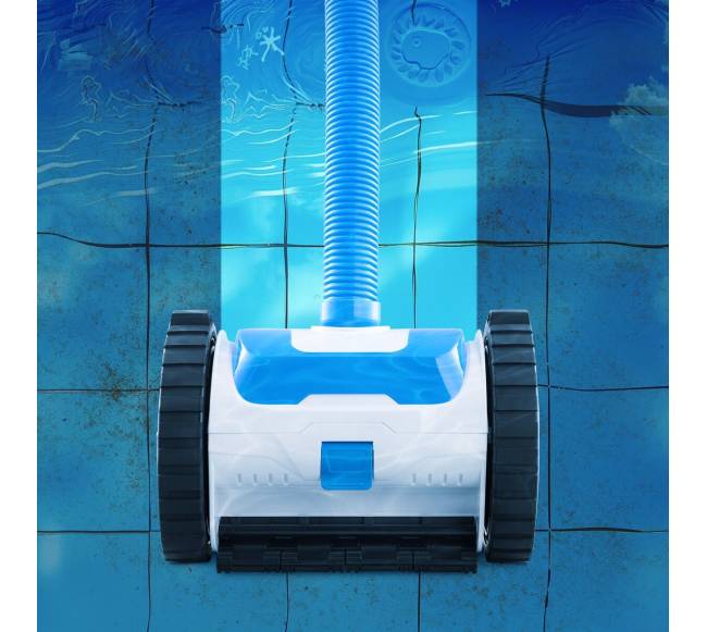 Baseino dulkių siurblys su 2 ratais7