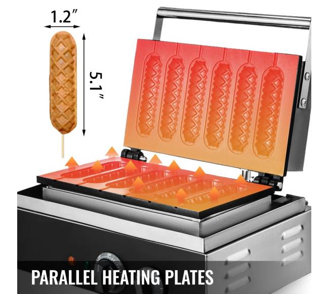 Kukulių formos vaflinė 1500W2