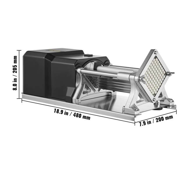 Elektrinis bulvių pjaustyklė su 4 peiliais7