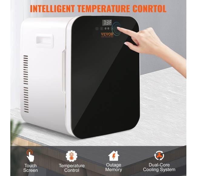 Mini šaldytuvas 20L, juodas3