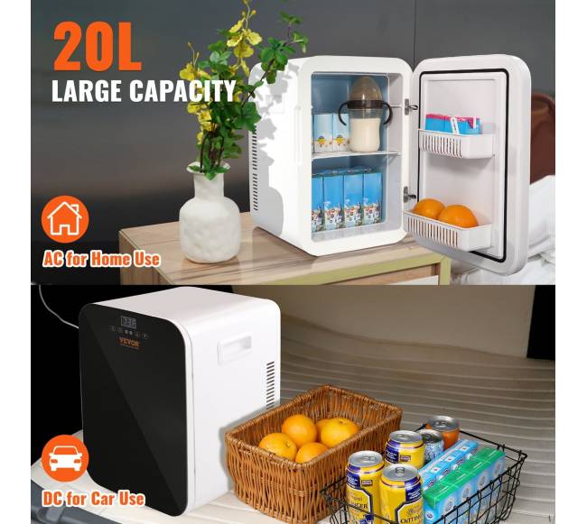 Mini šaldytuvas 20L, juodas5