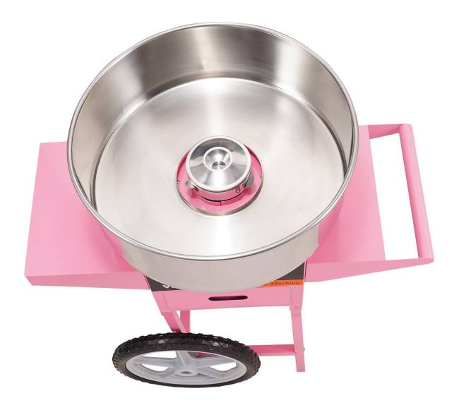 Komercinis cukraus vatos aparatas su vežimėliu9