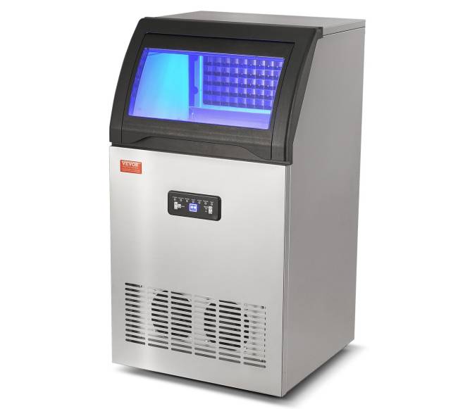 Komercinė ledo mašina su spintele 52 kg24 val 50 led. kub.0