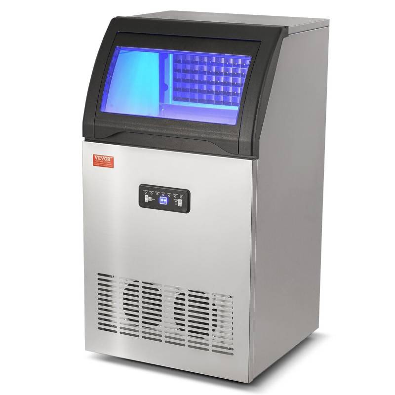 Komercinė ledo mašina su spintele 52 kg24 val 50 led. kub.0