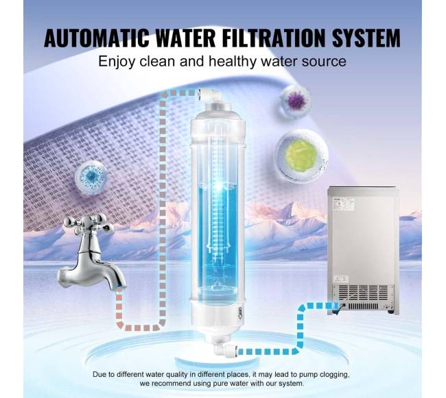 Komercinė ledo mašina su spintele 52 kg24 val 50 led. kub.3