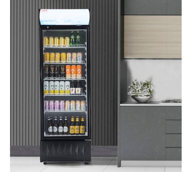 Komercinis šaldytuvas su 5 lentynomis7