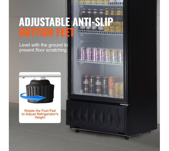 Komercinis šaldytuvas su 4 lentynomis5