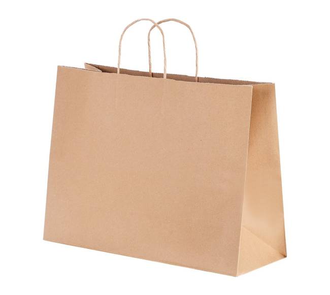 Popieriniai maišeliai su rankenomis, 100 vnt.10