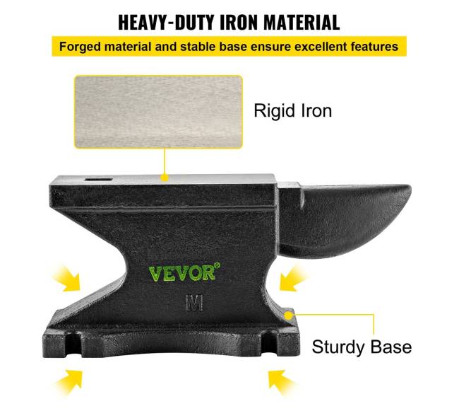 Lietinis ketaus priekalas, 25 kg vieno ragelio2